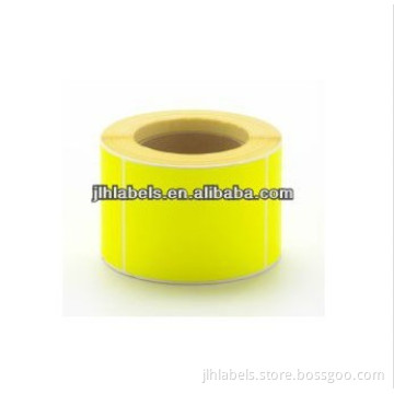 100mm X 150mm Bright Yellow Direct Thermal Labels (1,250 Labels) 76mm Core